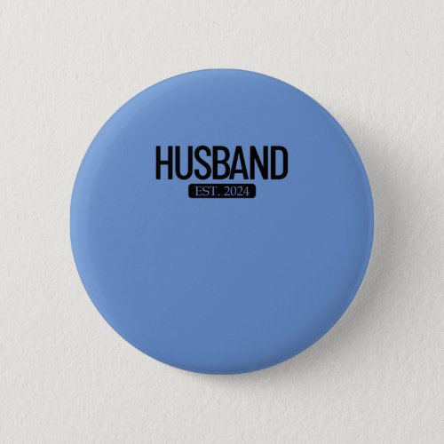 Husband Est 2024 Matching Couple Married 2024matc Button