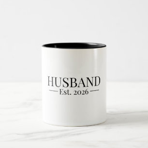 Husband Established 2026 Two-Tone Coffee Mug