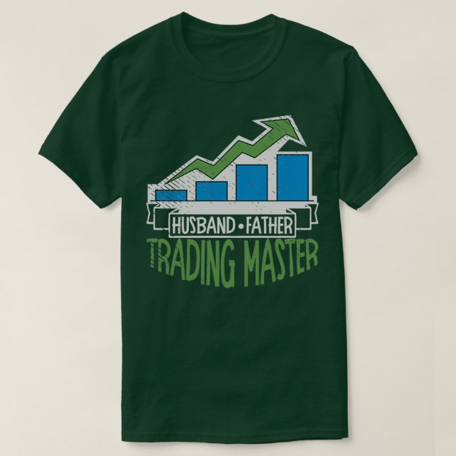 Husband Father Trading Master Dad T-Shirt (Design Front)