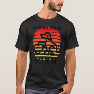 Husband Father Vet Tech Veterinarian Dog Pet Cat F T-Shirt