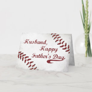 Baseball Father's Day Greeting Cards by Robert and Stella