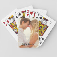 Husband Gift Custom Photo Playing Cards
