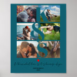 Husband Gifts Newlywed Couple Photo Collage Poster<br><div class="desc">Husband Gifts Newlywed Couple Photo Collage</div>