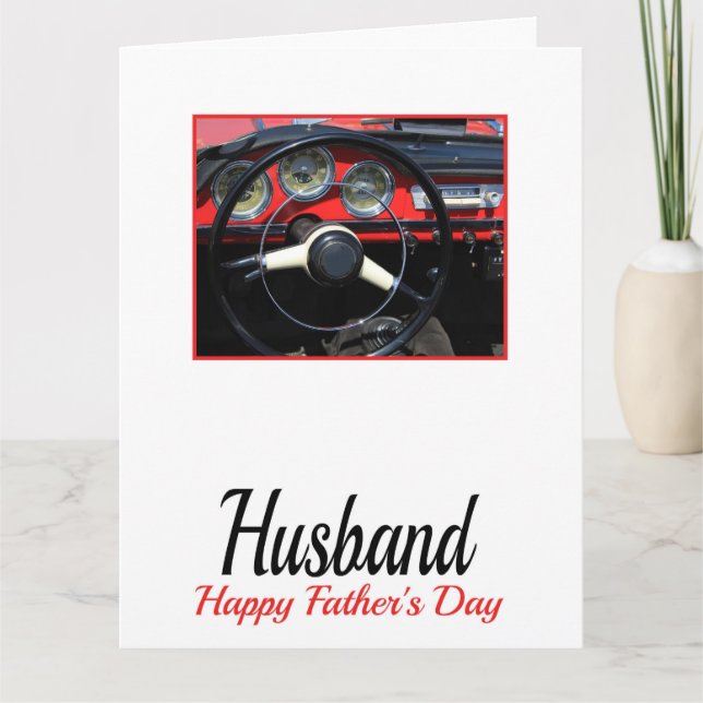 husband   Happy Father's Day Card (Front)