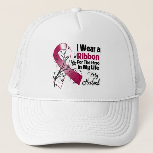 Husband Hero in My Life Head Neck Cancer Trucker Hat