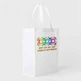 "HUSBAND HUNTING" Reusable Grocery Bag