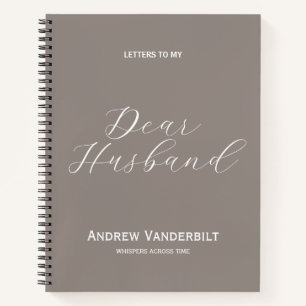 Husband in Heaven Memorial Journal