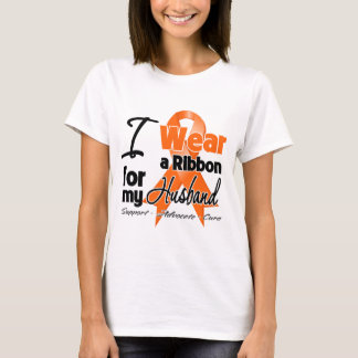 Husband - Leukemia Ribbon T-Shirt