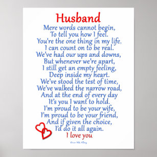 Husband Love Poster