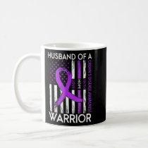 Husband Of A Warrior Crohn's Disease Awareness Pur Coffee Mug