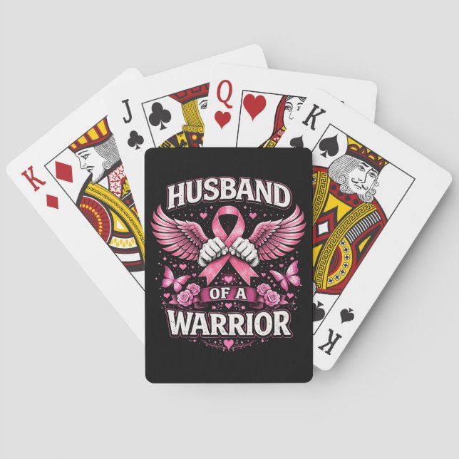 Husband of a Warrior Poker Cards (Back)
