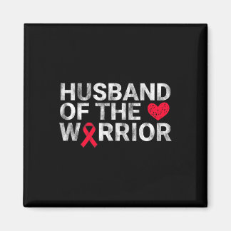 Husband Of The Heart Warrior Heart Disease Awarene Magnet