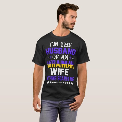 Husband Of Ukrainian Wife Valentine Gift T_Shirt