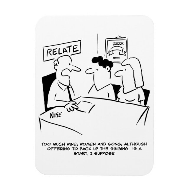 Husband offers to give up singing magnet (Vertical)