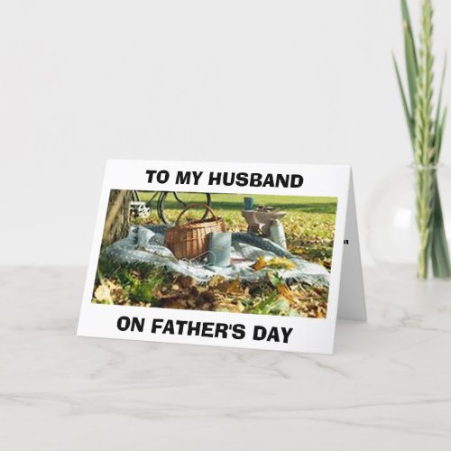 HUSBAND_ON FATHERS DAY LETS CELEBRATE YOU CARD