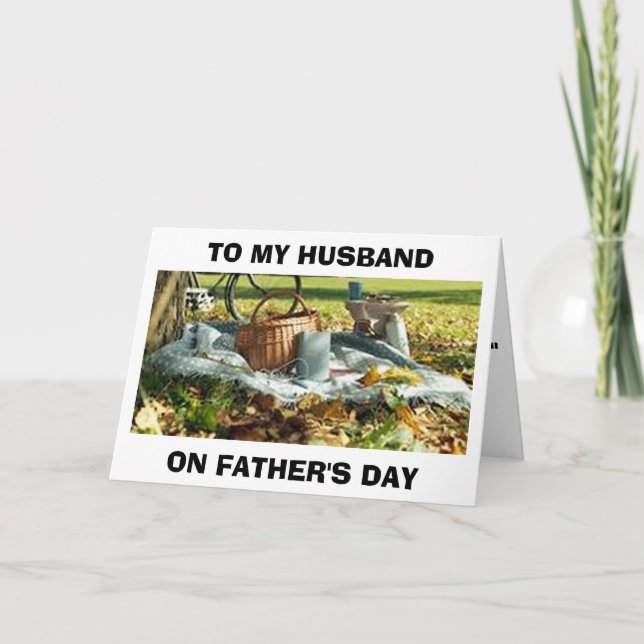 HUSBAND-ON FATHER'S DAY "LET'S CELEBRATE YOU" CARD (Front)