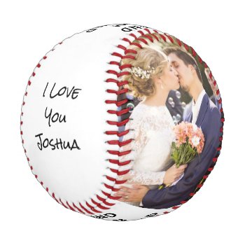 Husband Personalized Photos Baseball