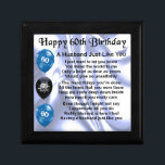 Husband Poem - 60th Birthday Gift Box<br><div class="desc">A great gift for  a husband on his 60th birthday</div>