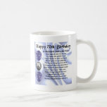 Husband Poem - 70th Birthday Coffee Mug<br><div class="desc">A great gift for a husband on his 70th birthday</div>