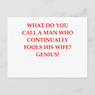 husband postcard