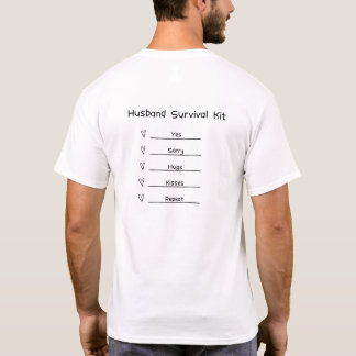 Husband Survival T shirt cute