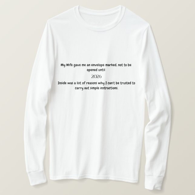 Husband T-Shirt (Design Front)
