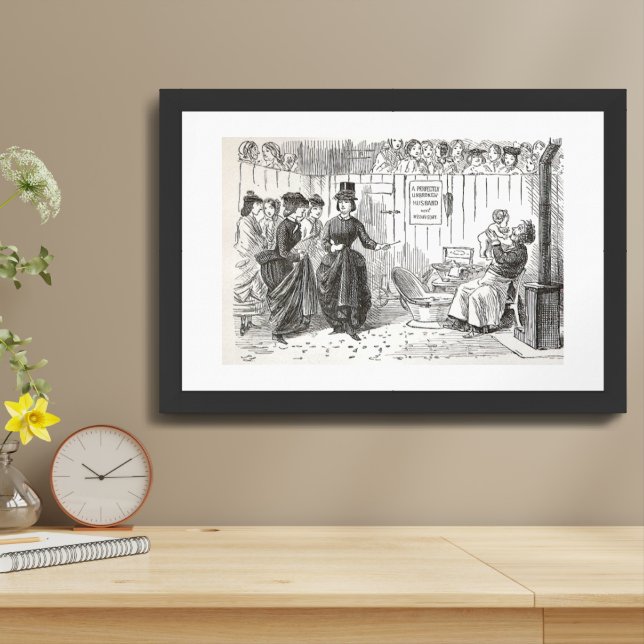 Husband Taming Framed Art (Table Top)
