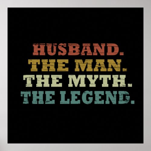 husband the man myth legend poster