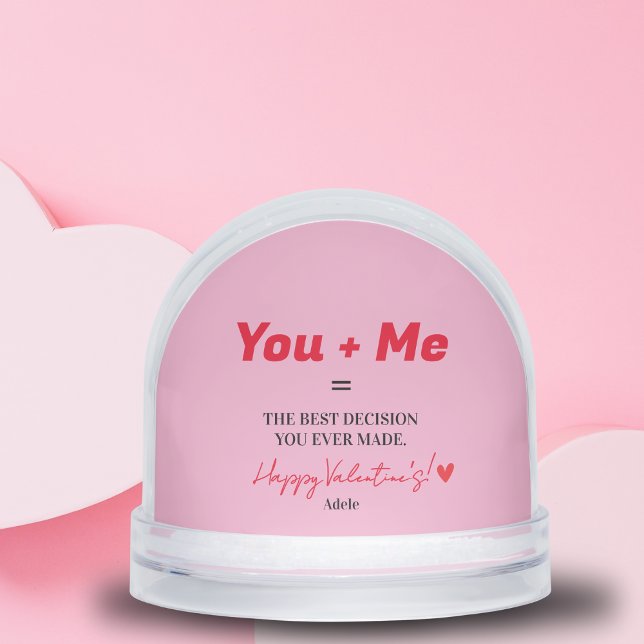 Husband To Be Unique Funny Red Heart Snow Globe (Husband To Be Unique Funny Red Heart Snow Globes)