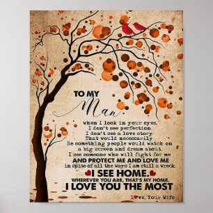 Husband To My Husband I See Home Poster