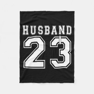 Husband Wife 2023 Matching Engagement Party Fleece Blanket