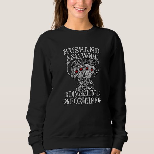 Husband Wife Biker Tee Off Road Biking Rider Motor