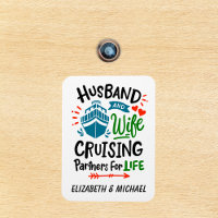 Husband Wife Cruising Partners Cabin Door 
