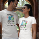 Husband Wife Cruising Partners Honeymoon  T-Shirt<br><div class="desc">This design may be personalized in the area provided by changing the photo and/or text. Or it can be customized by clicking Personalize this Template and then choosing the click to customize further option and delete or change the color of the background, add text, change the text color or style,...</div>