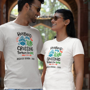 Husband Wife Cruising Partners Honeymoon  T-Shirt