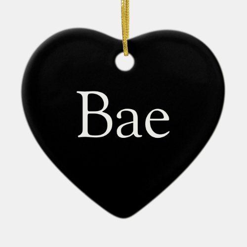 Husband Wife Girlfriend Boyfriend Bae Definition Ceramic Ornament