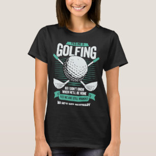 Husband Wife Golfing for a Golfer's Wife T-Shirt