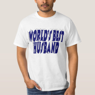 Husband with dark blue text  T-Shirt
