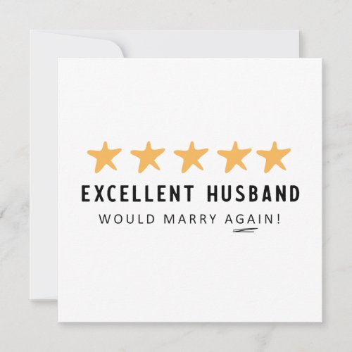 Husband Would Marry again from Wife Card