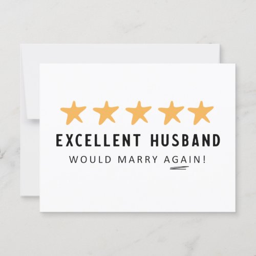 Husband Would Marry again from Wife Card