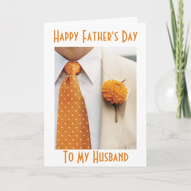 HUSBAND "YOUR SPECIAL DAY" HAPPY "FATHER'S DAY" CARD (Front)