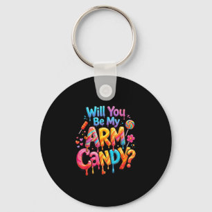Husband's girlfriend couple will be arm candy keychain