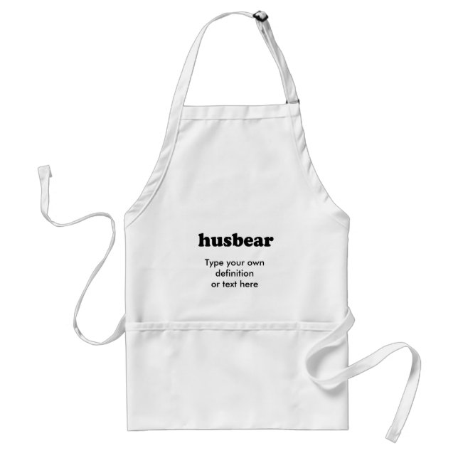 HUSBEAR ADULT APRON (Front)