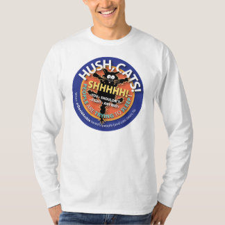 Hush Cats Tee, Long-sleeve T-Shirt