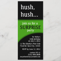 hush, hush birthday surprise