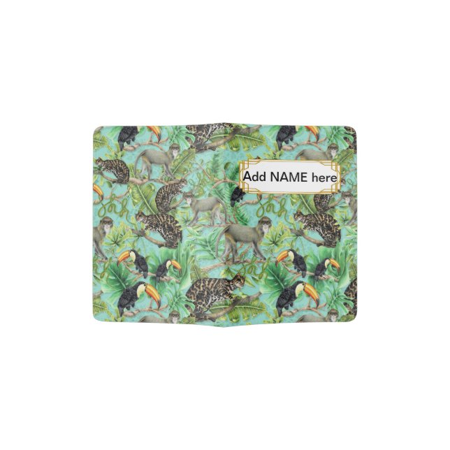 HUSH in the JUNGLE Passport Holder (Opened)