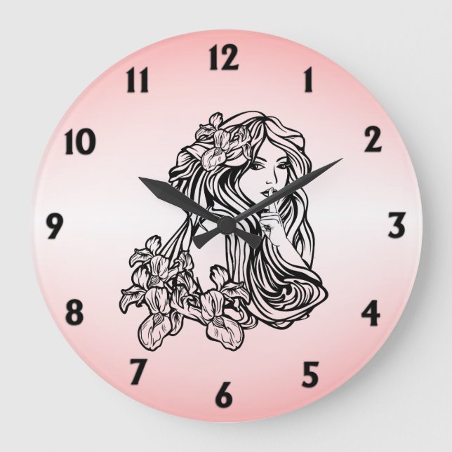 Hush Large Clock (Front)