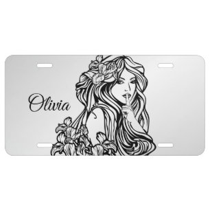 Hush Little Baby License Plate