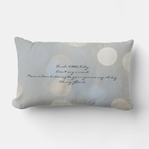 Hush Little Baby Pillow