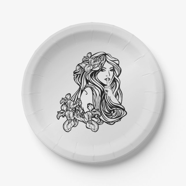 Hush Paper Plates (Front)